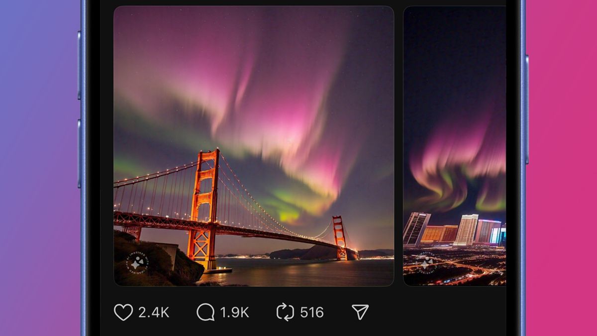 Why is Meta Suggesting Fake Northern Lights Photos?